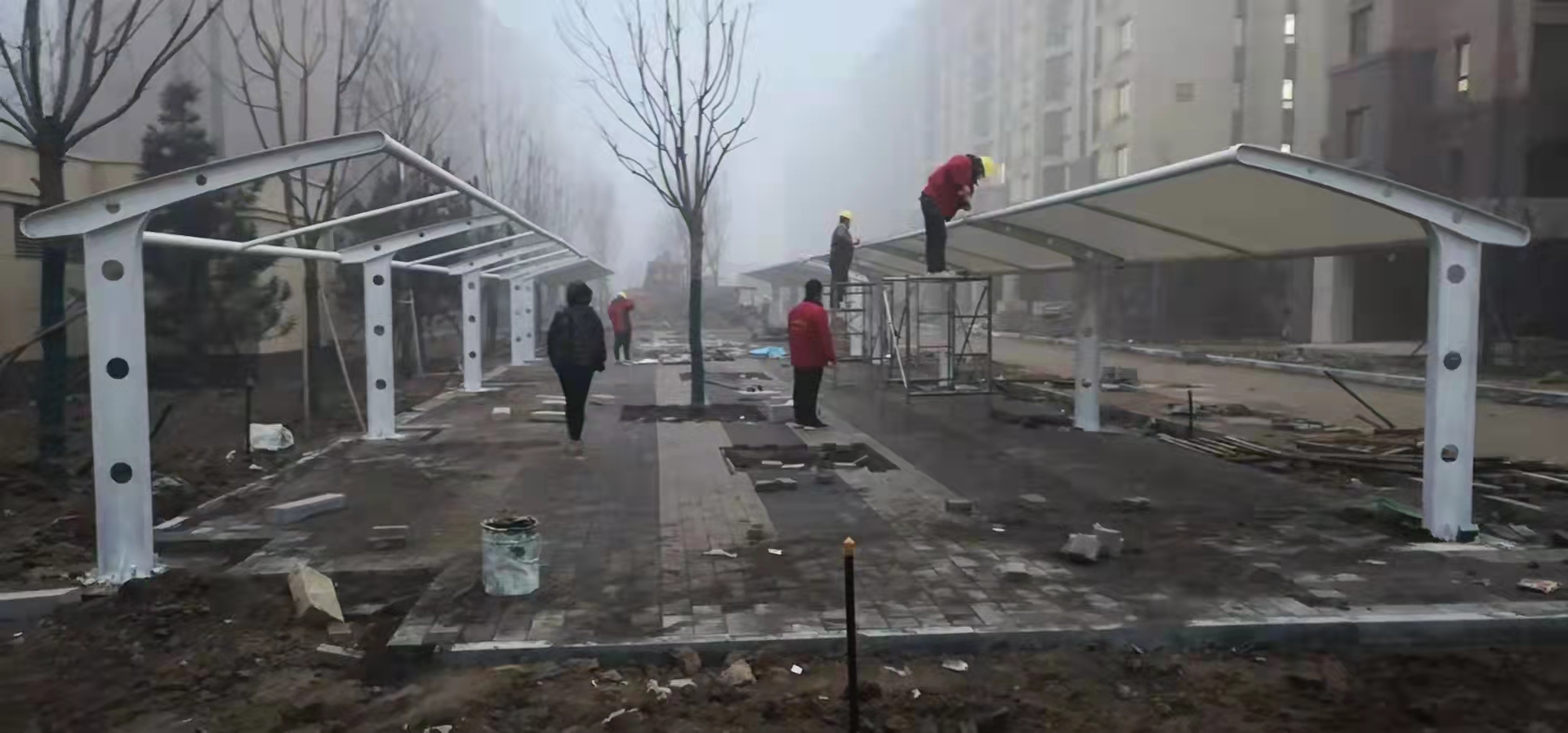 雄安膜結(jié)構(gòu)車(chē)棚